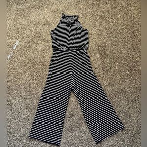 GAP Halter jumpsuit, Pleated wide-leg crop pants TALL SIZE